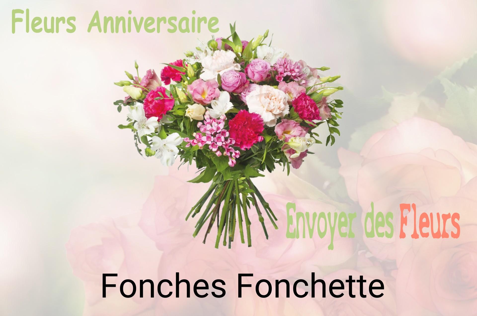 Bouquet de fleurs d’anniversaire livré à Fonches-Fonchette